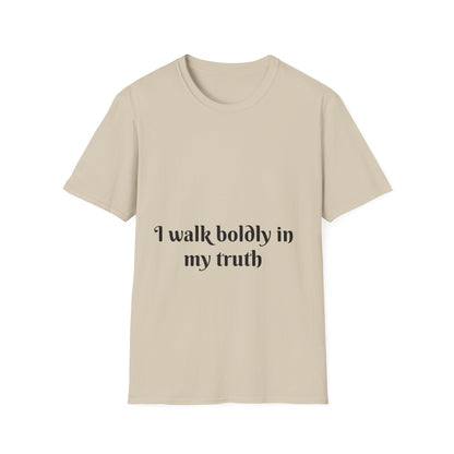 I Walk Boldly in My Truth — Unisex Softstyle T‑Shirt