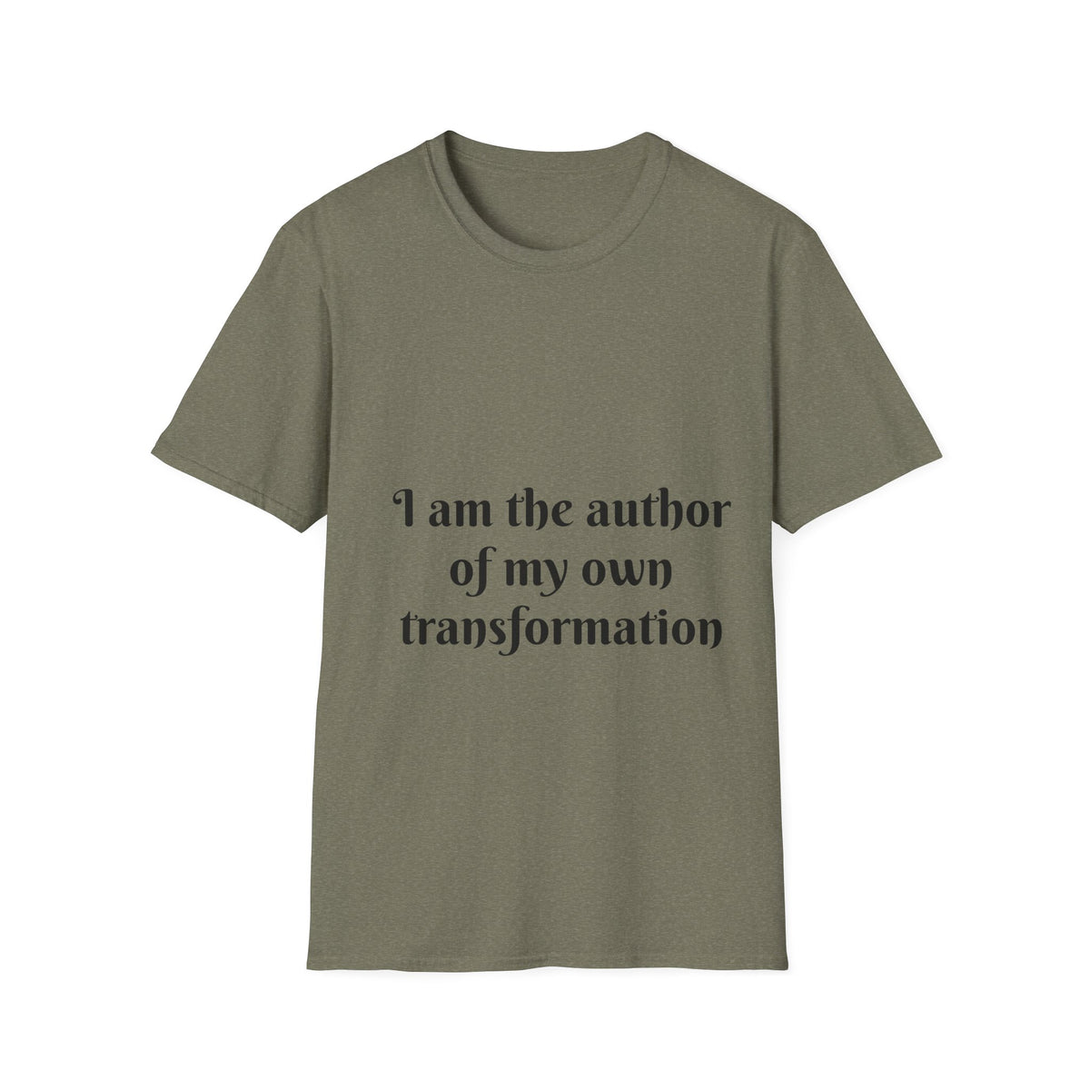 "I Am The Author of My Own Transformation" — Unisex Softstyle T‑Shirt