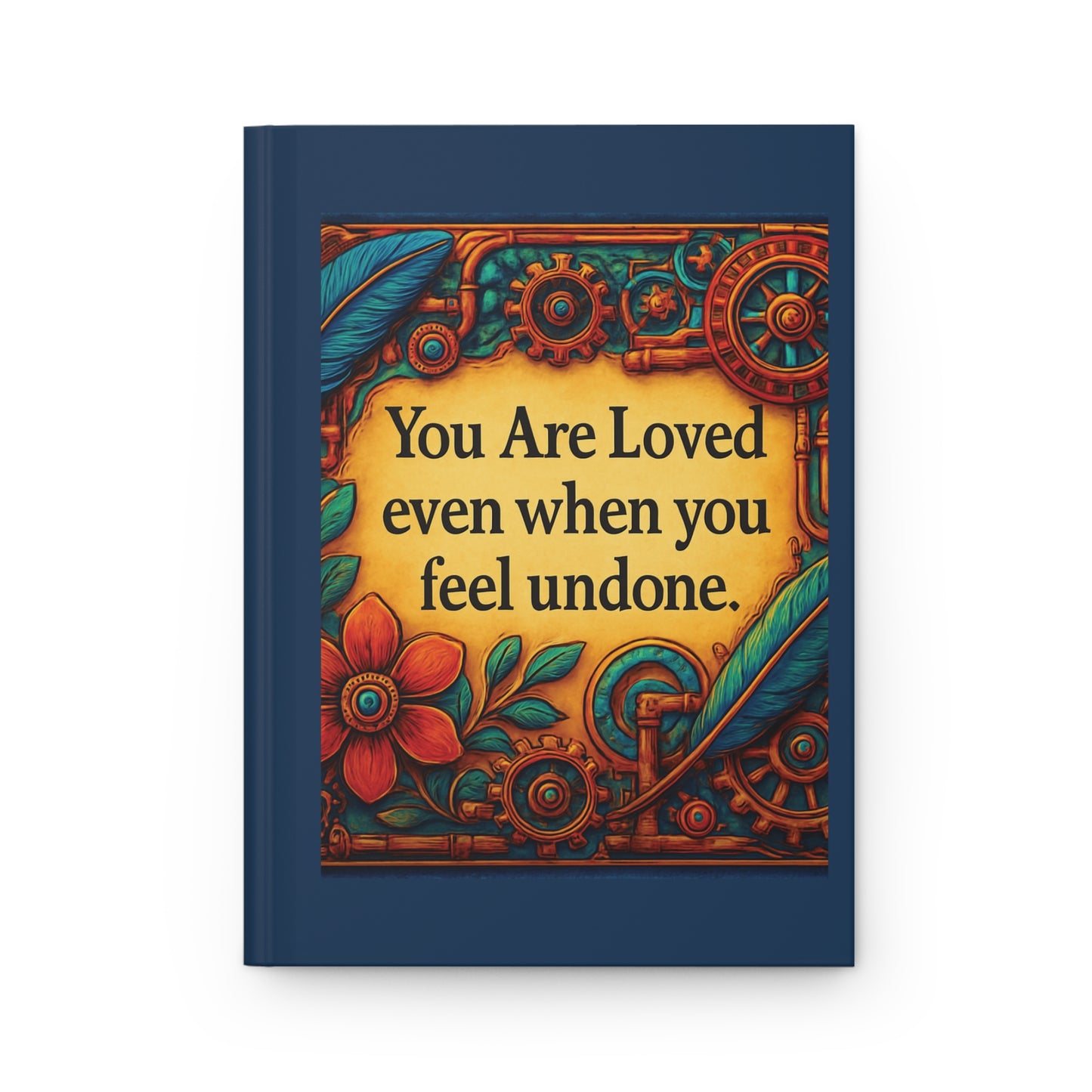 Inspirational Steampunk Hardcover Journal