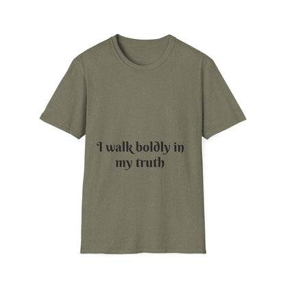 I Walk Boldly in My Truth — Unisex Softstyle T‑Shirt
