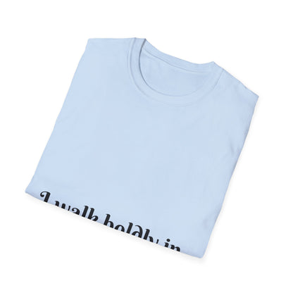 I Walk Boldly in My Truth — Unisex Softstyle T‑Shirt