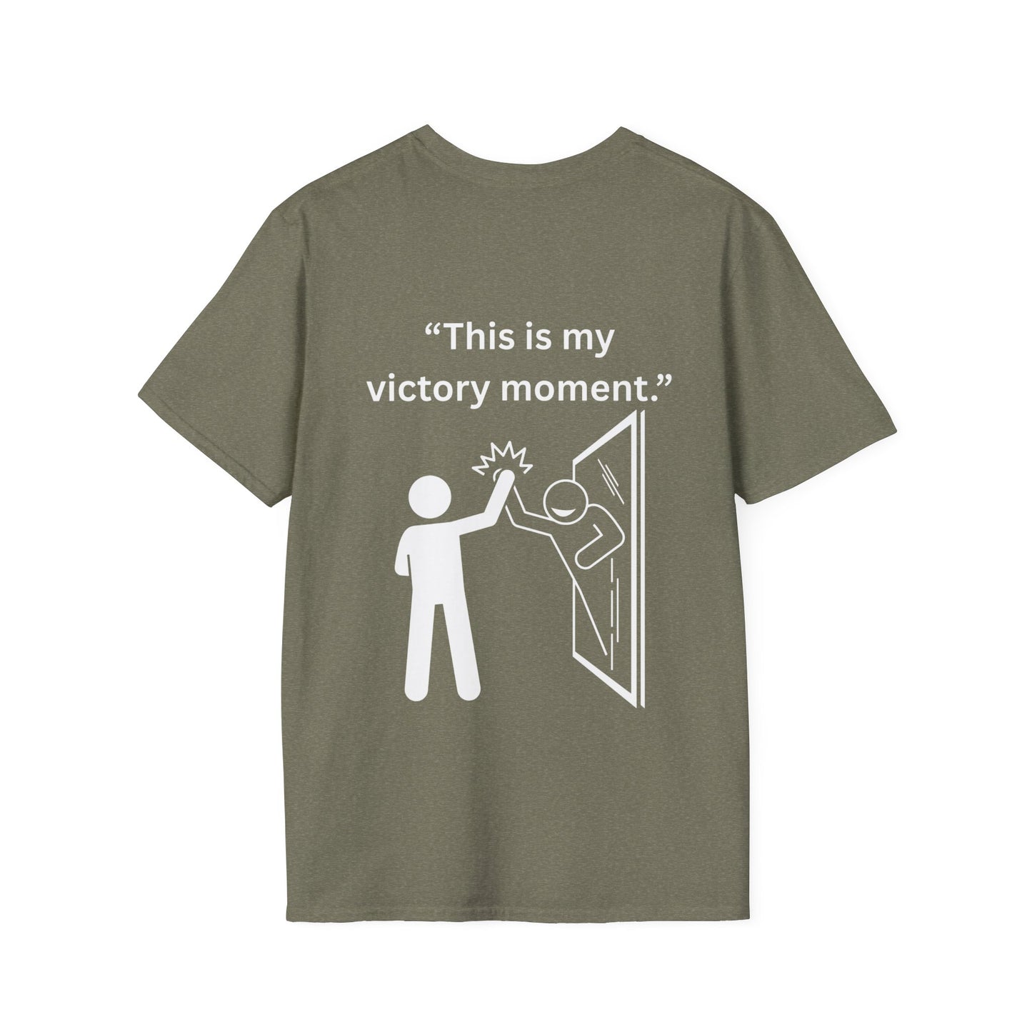 "This Is My Victory Moment" — Inspirational Unisex Tee (White Print)
