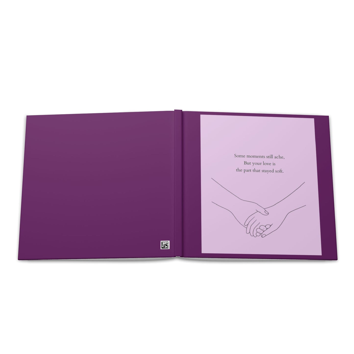 Where Love Stays - Purple Hardcover Photo Book