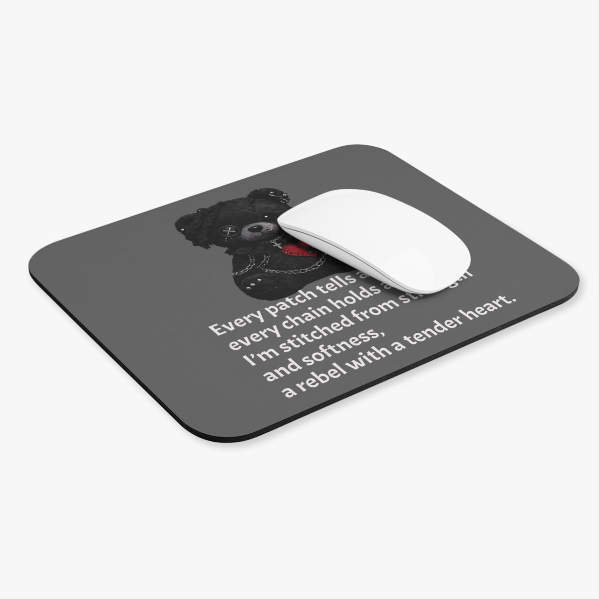 Built from Broken pieces— A Mouse Pad for Gentle Strength Gray