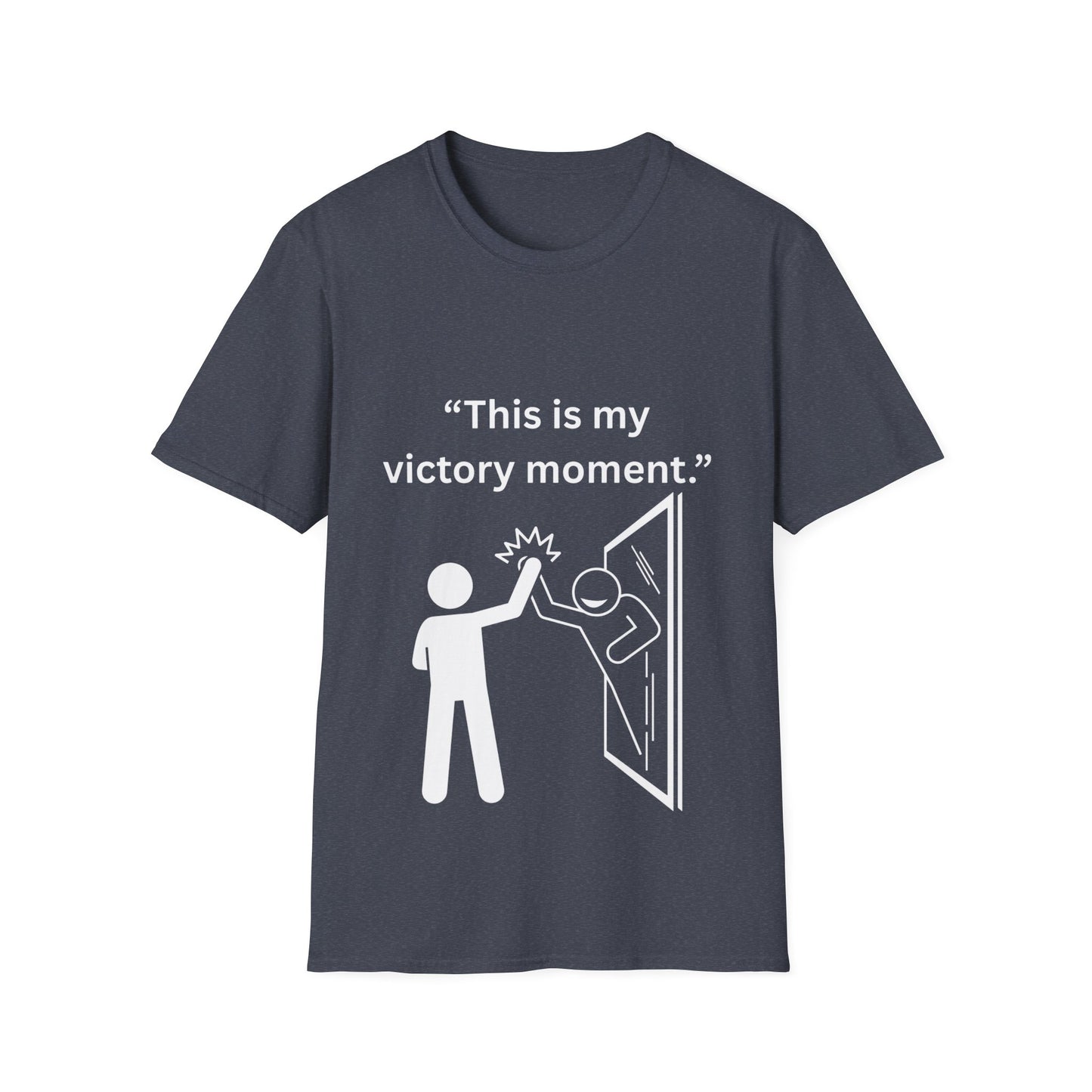 "This Is My Victory Moment" — Inspirational Unisex Tee (White Print)