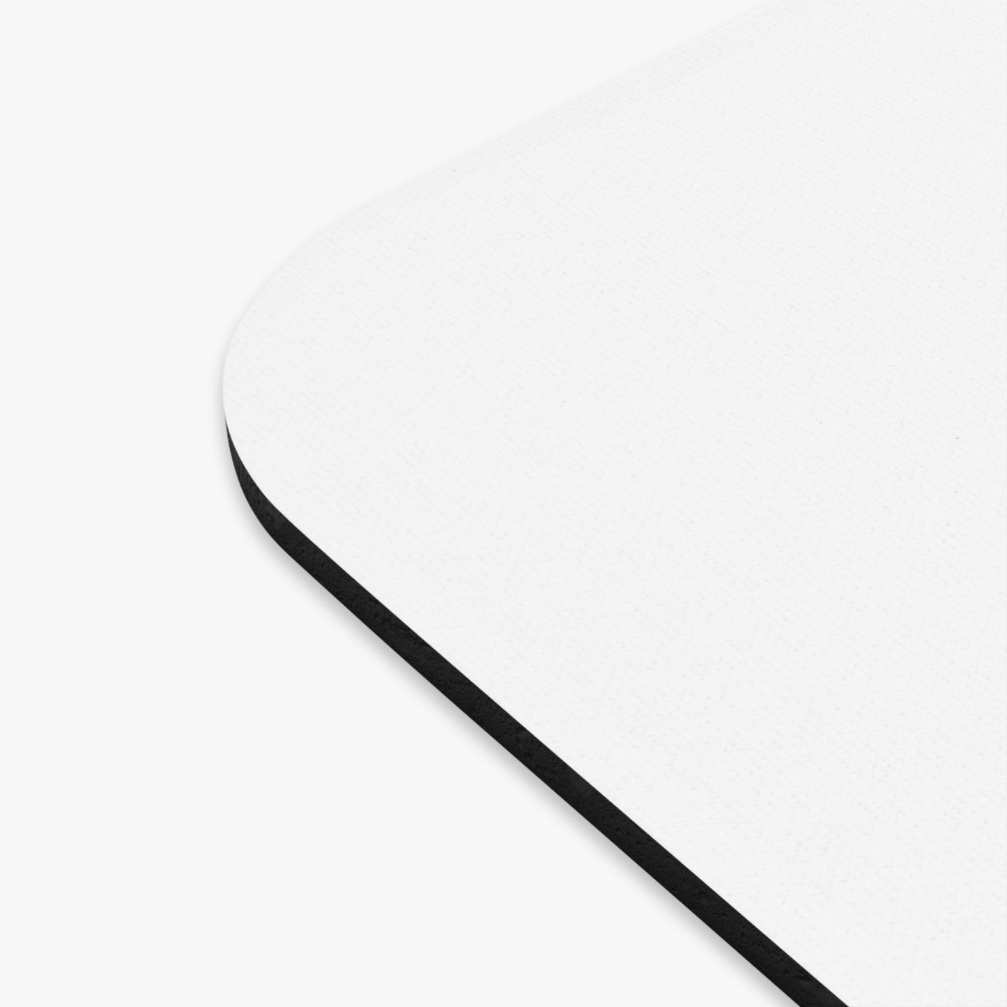 Stitched Softness — A Mouse Pad for Gentle Strength White