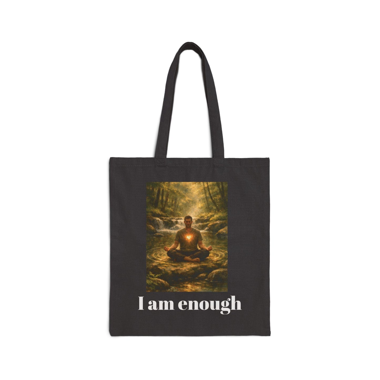 Inspirational "I Am Enough" Male desgin Tote Bag