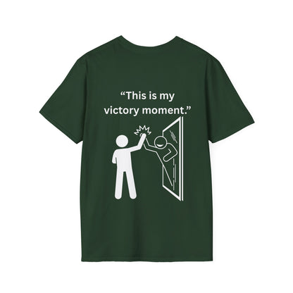 "This Is My Victory Moment" — Inspirational Unisex Tee (White Print)
