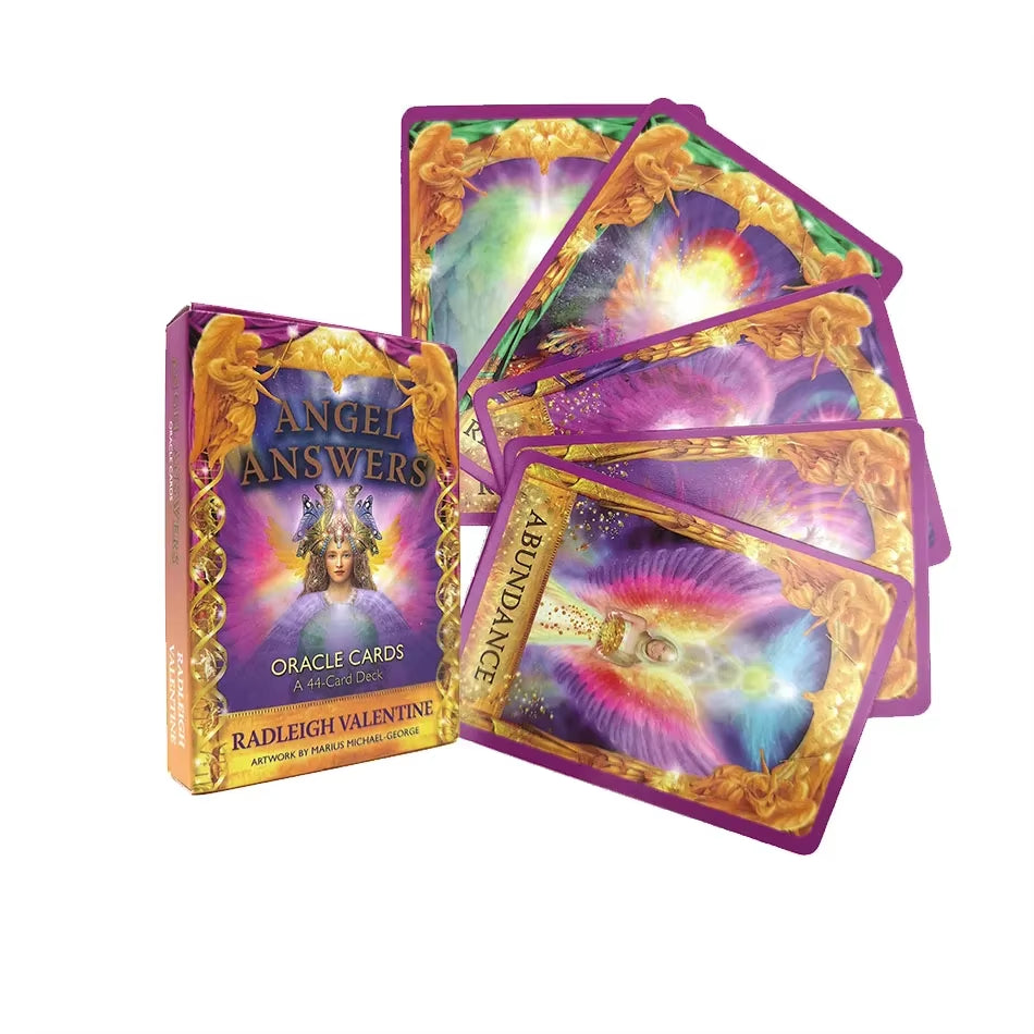 Tarot Cards Angel Answers Oracle Cards Board Games English for Family Gift Party Playing Card Table Games Entertainment