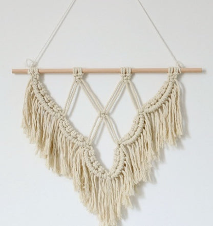 Boho Macrame Wall Hanging Handmade Cotton Rope Home Décor