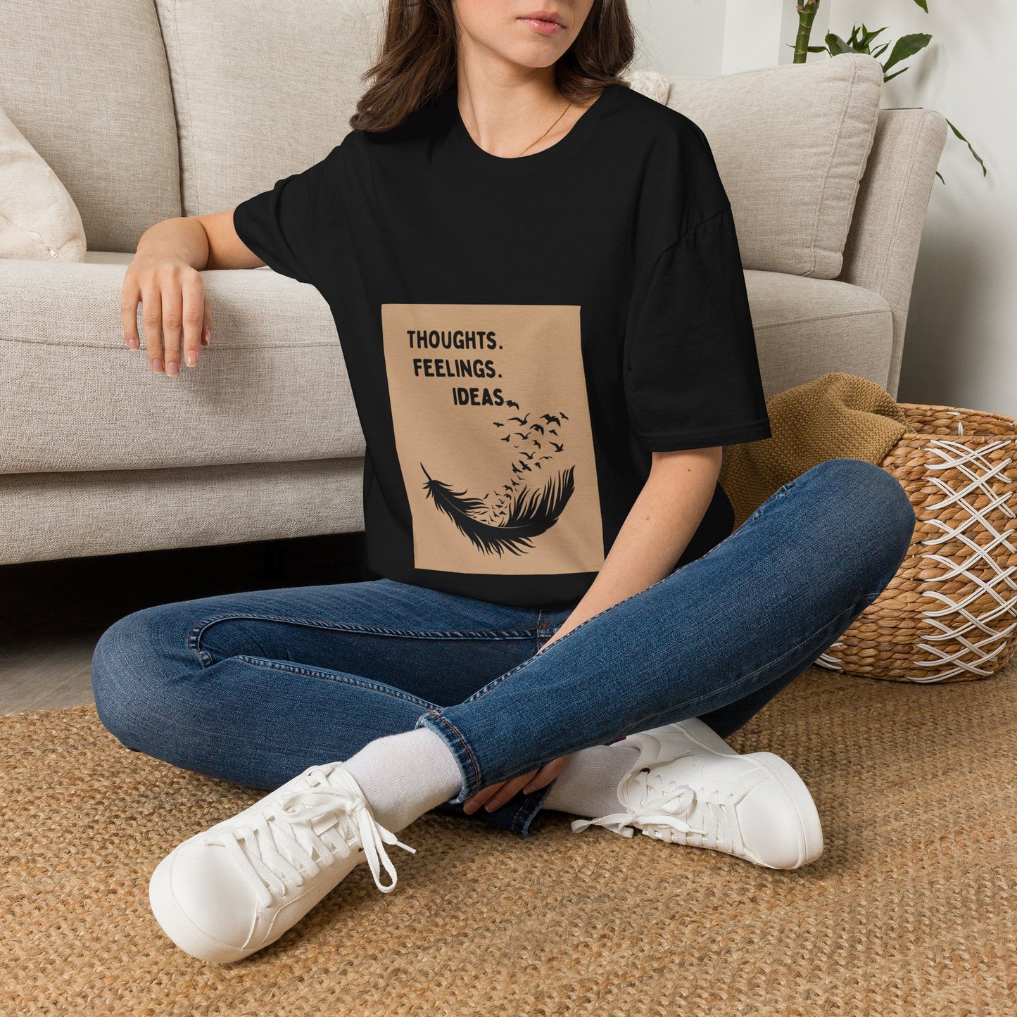 Thoughts. Feelings. Ideas. — Unisex Softstyle T‑Shirt