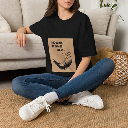 Thoughts. Feelings. Ideas. — Unisex Softstyle T‑Shirt