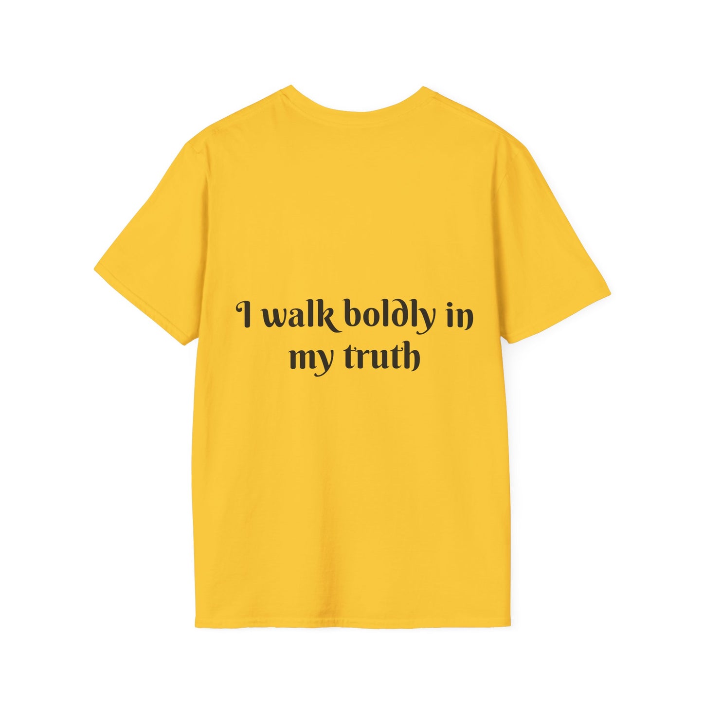 I Walk Boldly in My Truth — Unisex Softstyle T‑Shirt