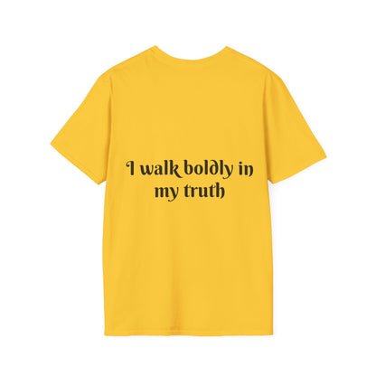 I Walk Boldly in My Truth — Unisex Softstyle T‑Shirt