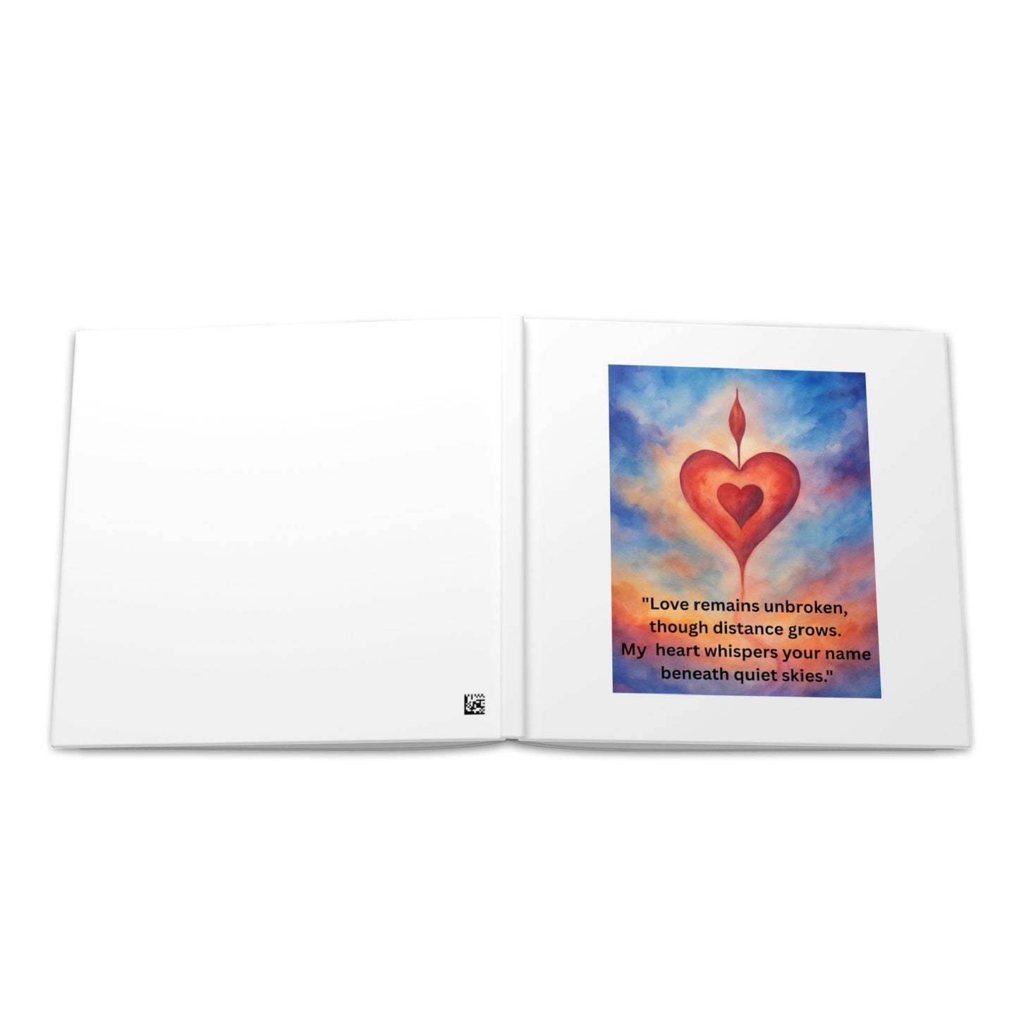 Where Love Stays - Heart in Sky Hardcover Photo Book