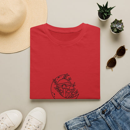 "Where the Moon Grows Wild Things" — Unisex Softstyle Tee (Black Print)