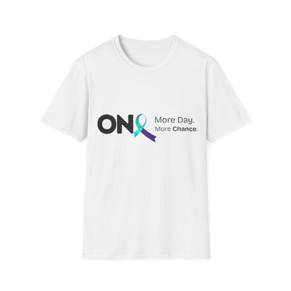 Unisex Suicide Awareness T-Shirt One More Day One More Chance Choose Hope Tomorrow Needs You