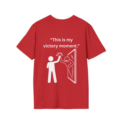 "This Is My Victory Moment" — Inspirational Unisex Tee (White Print)