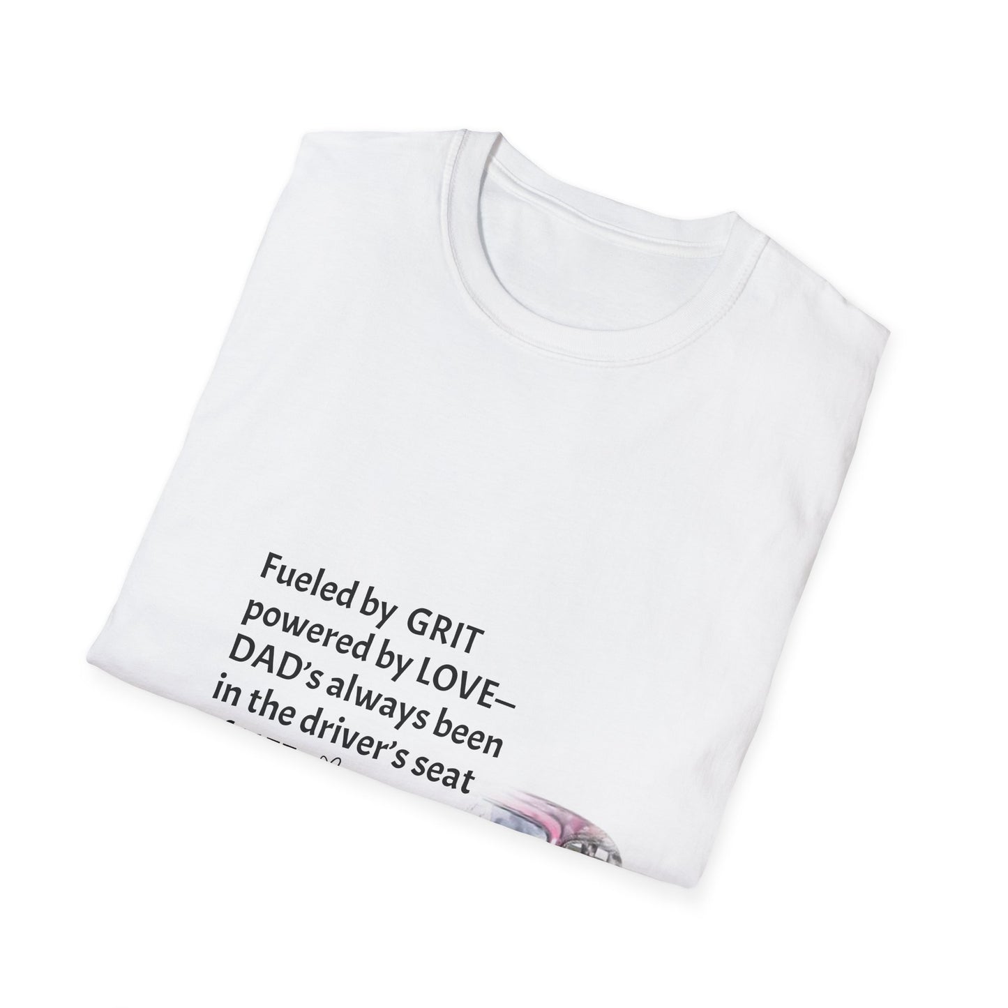 Fueled by Grit, Powered by Love – Vintage Car Dad T-Shirt for Father’s Day & Classic Car Lovers