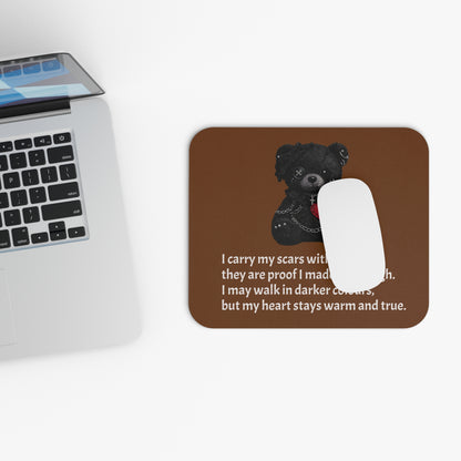 Gentle Darkness — A Mouse Pad for Gentle Strength Brown