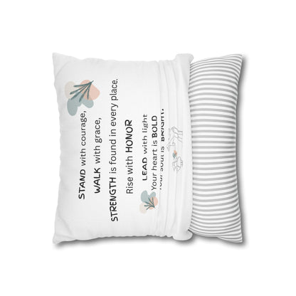 Inspirational Quote Pillowcase – Thoughtful Gift for Dad or Father Figure