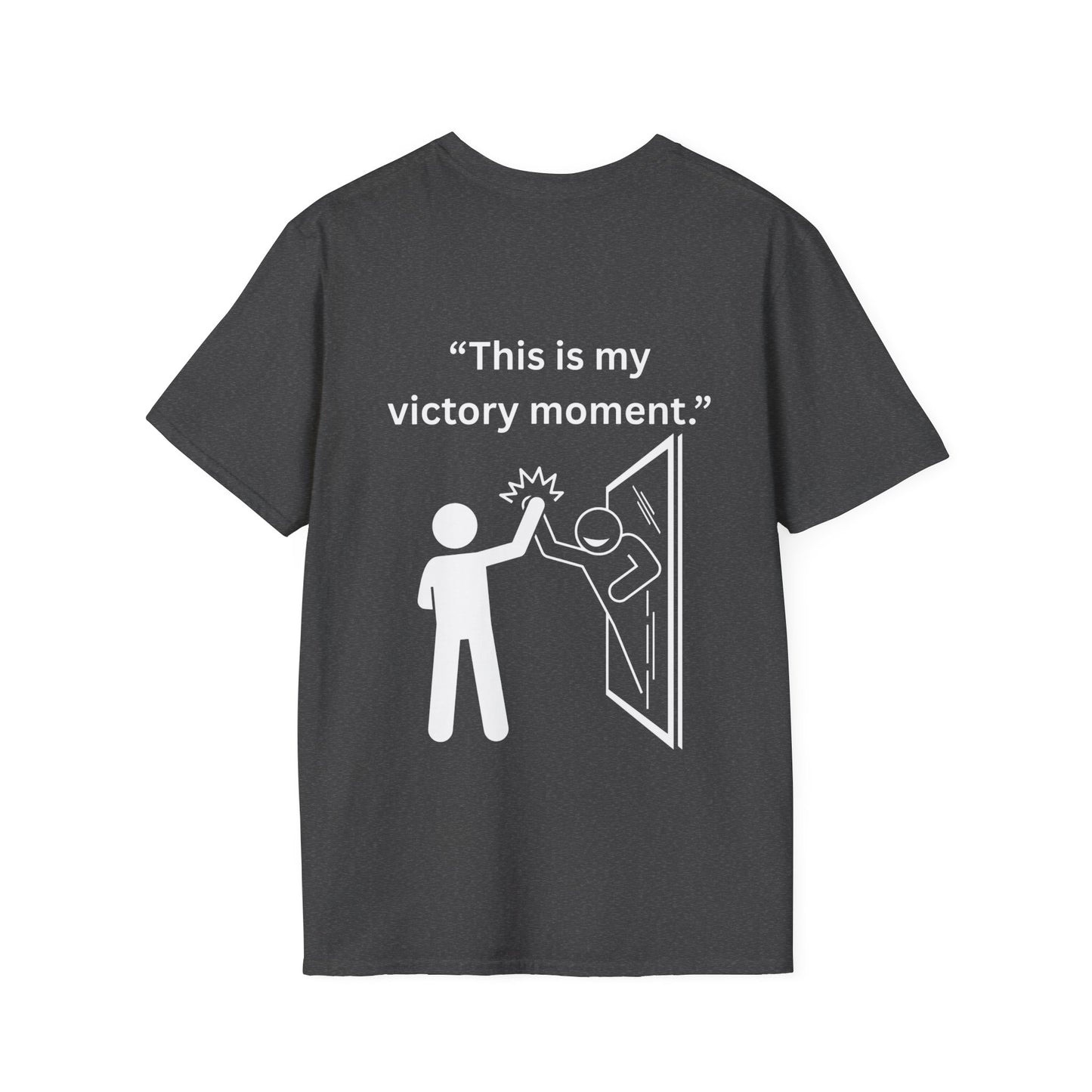 "This Is My Victory Moment" — Inspirational Unisex Tee (White Print)