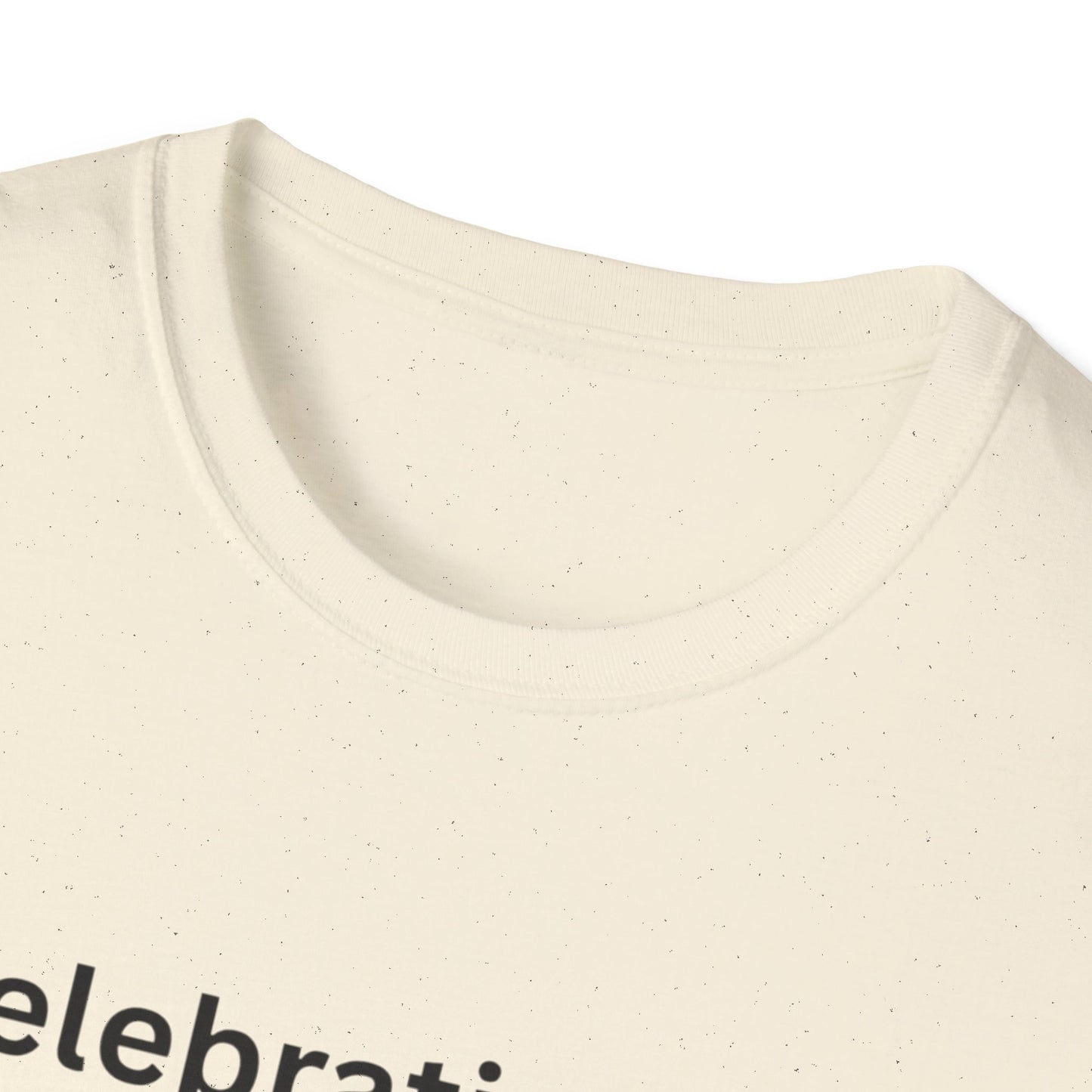 "Celebrating The Version of Me" — Self-Love Heart Unisex Softstyle Tee