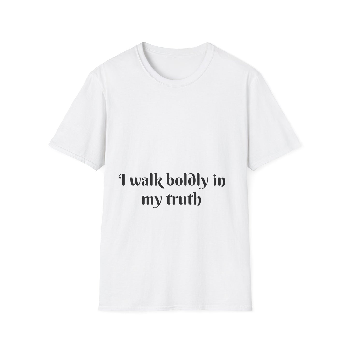 I Walk Boldly in My Truth — Unisex Softstyle T‑Shirt