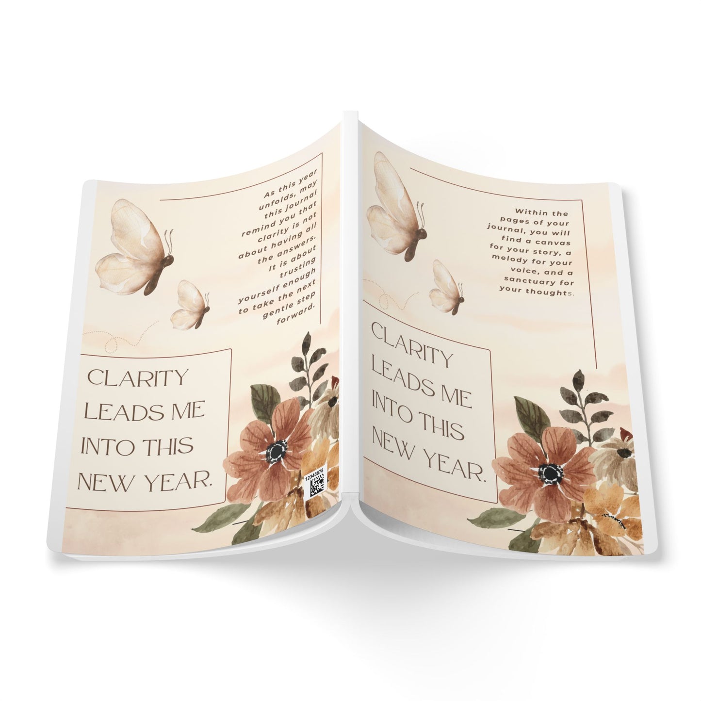 Clarity Leads Me Into This New Year — Softcover Guided Journal