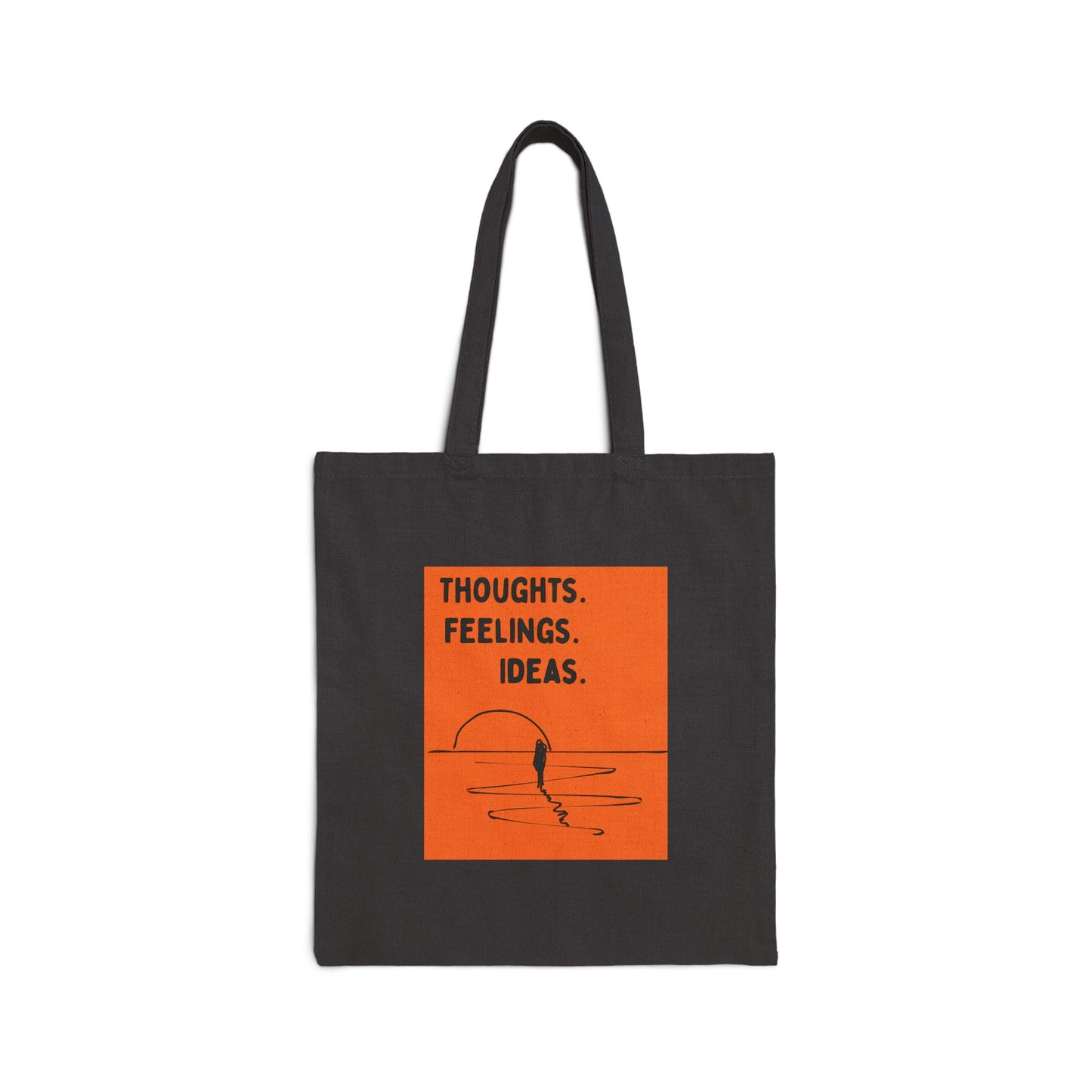 "Thoughts. Feelings. Ideas." — Canvas Tote Bag