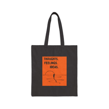 "Thoughts. Feelings. Ideas." — Canvas Tote Bag