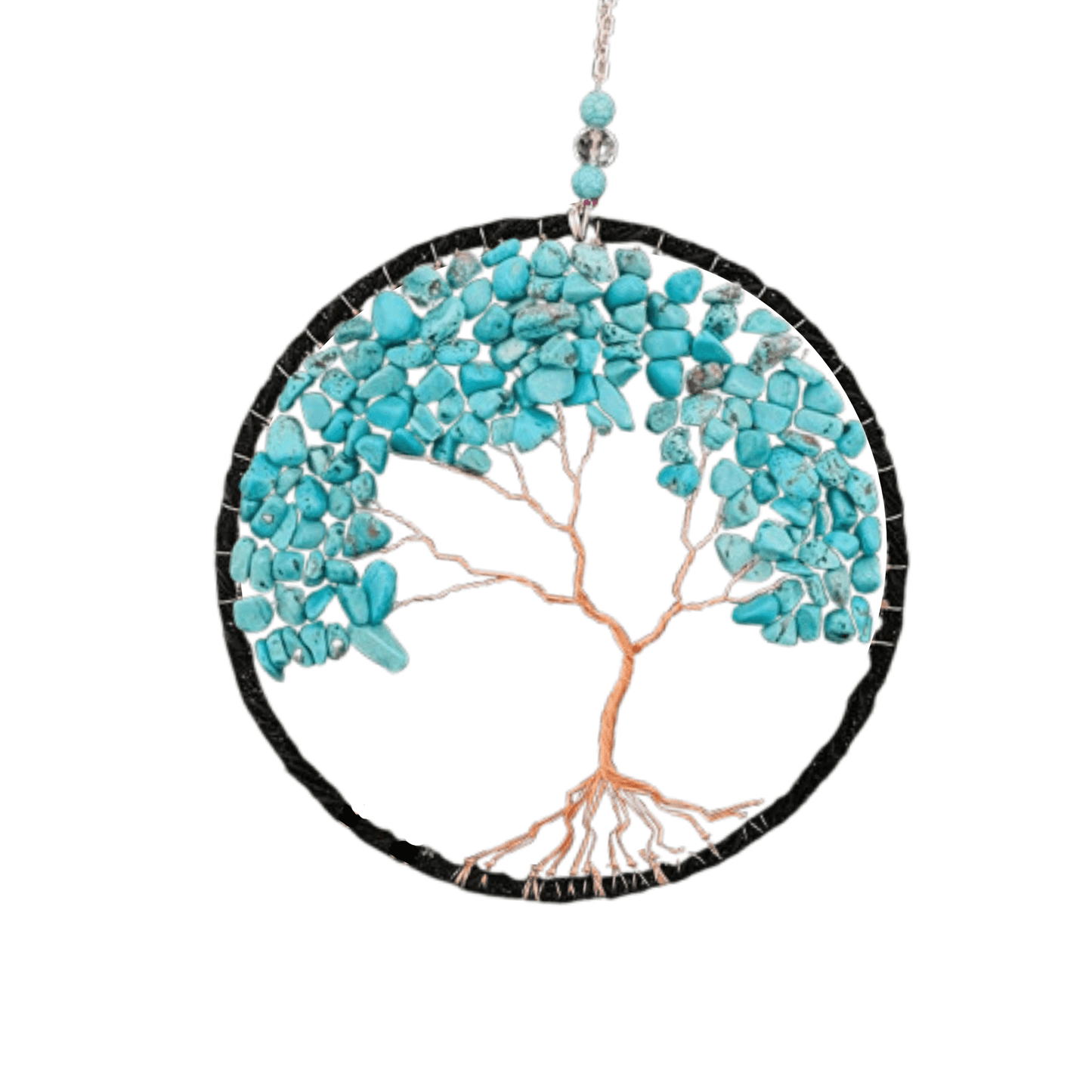 7 Chakra Gemstone Agate - Tree of Life Dream Catchers Wall Hanging Decor