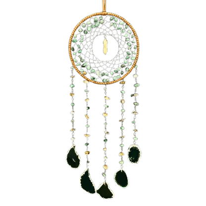 7 Chakra Gemstone Agate - Tree of Life Dream Catchers Wall Hanging Decor