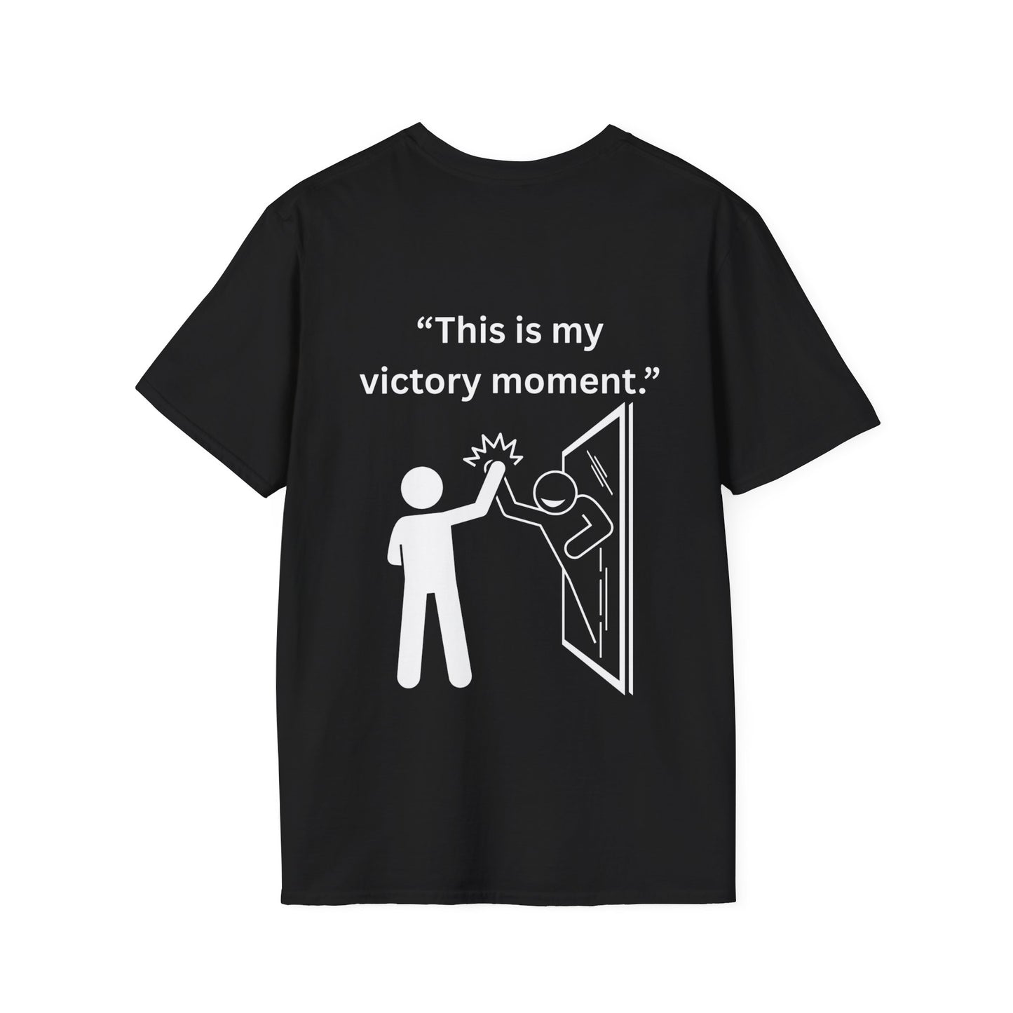 "This Is My Victory Moment" — Inspirational Unisex Tee (White Print)