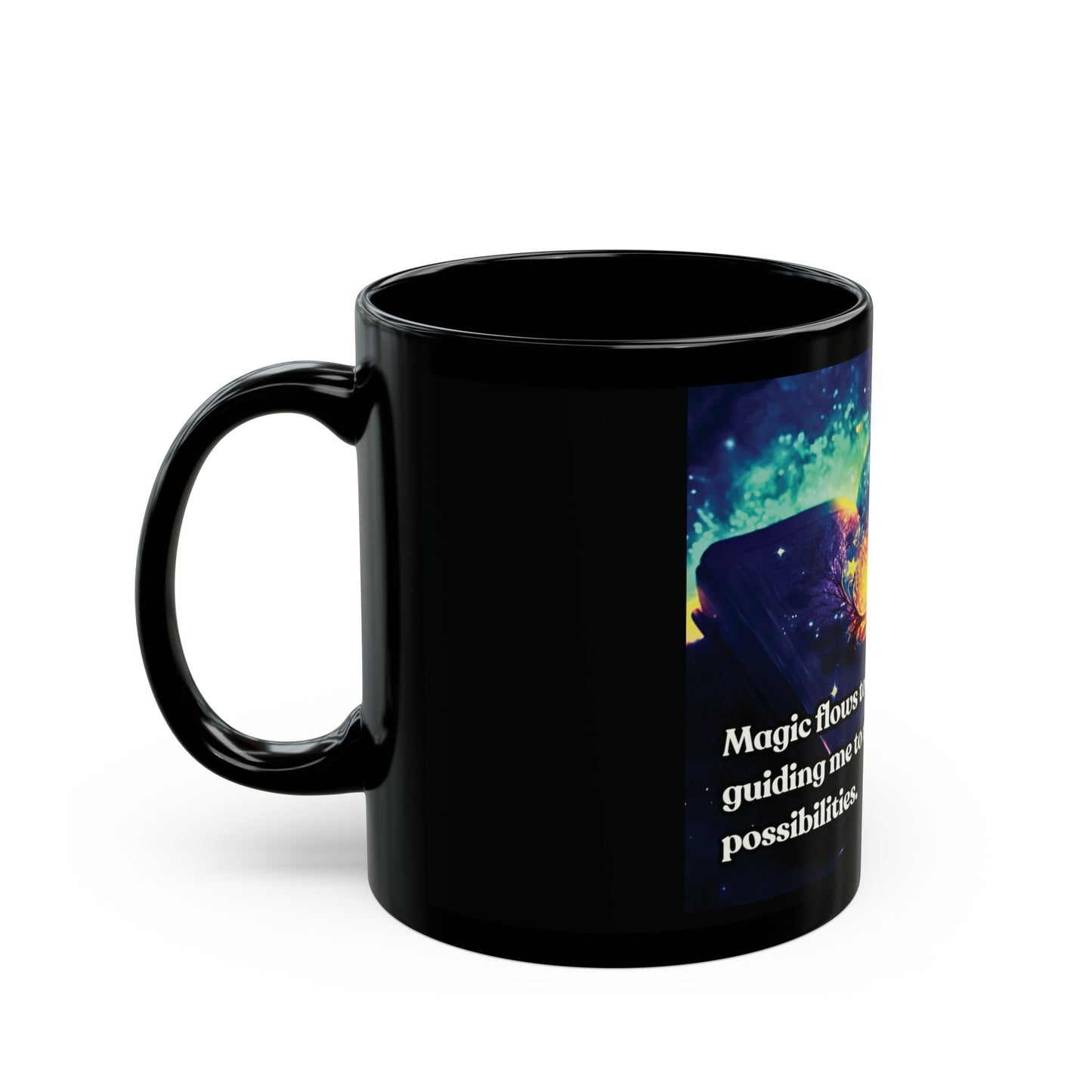 Magic Book Affirmation Mug 11oz Manifestation Coffee Cup