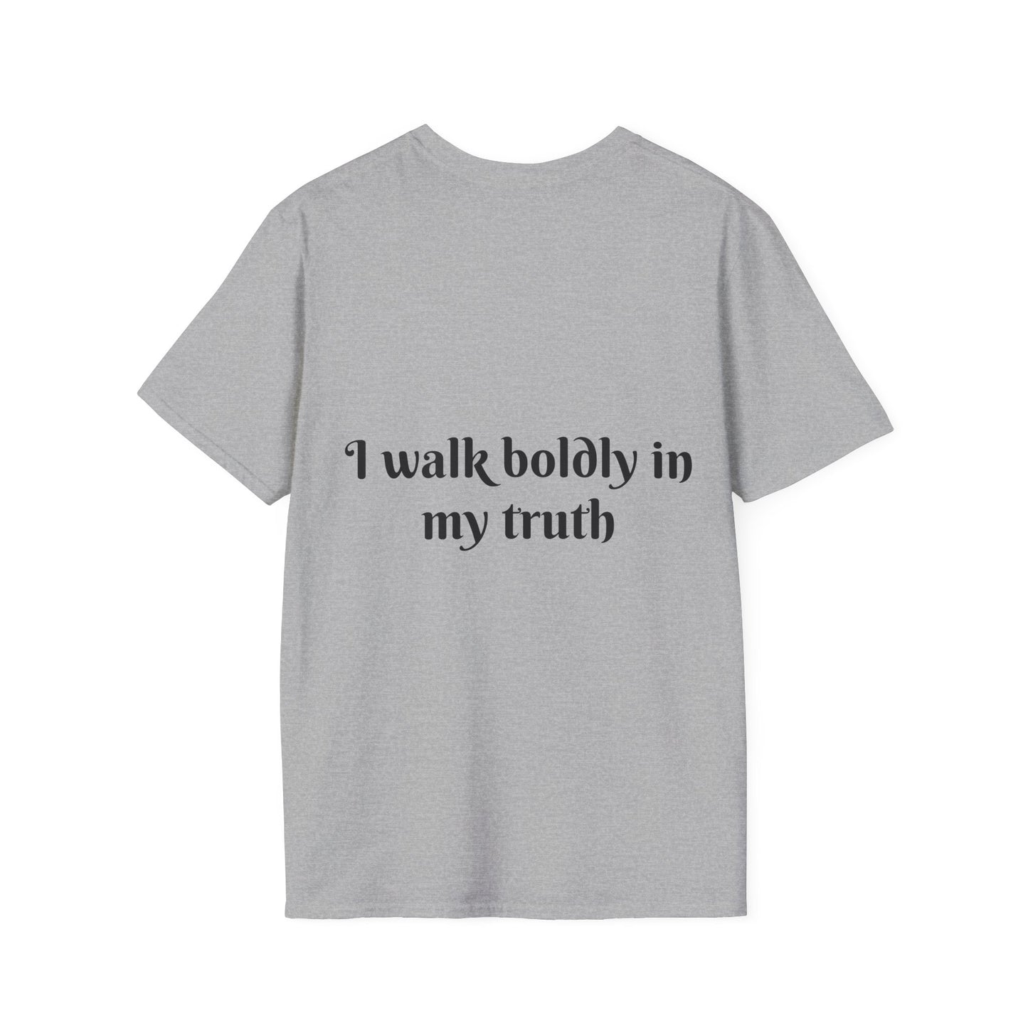 I Walk Boldly in My Truth — Unisex Softstyle T‑Shirt