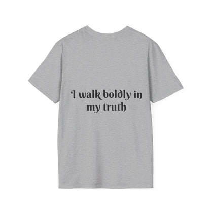 I Walk Boldly in My Truth — Unisex Softstyle T‑Shirt