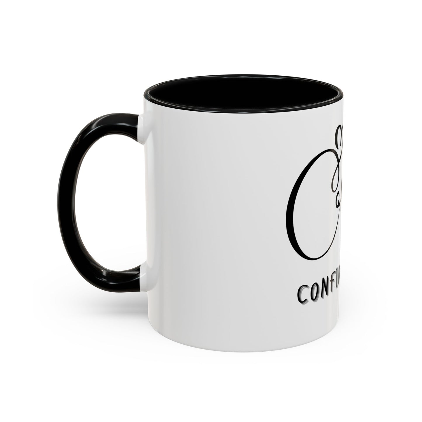 Caffeine and Confidence Mug – Motivational Coffee Cup for Home or Office