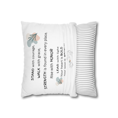 Inspirational Quote Pillowcase – Thoughtful Gift for Dad or Father Figure