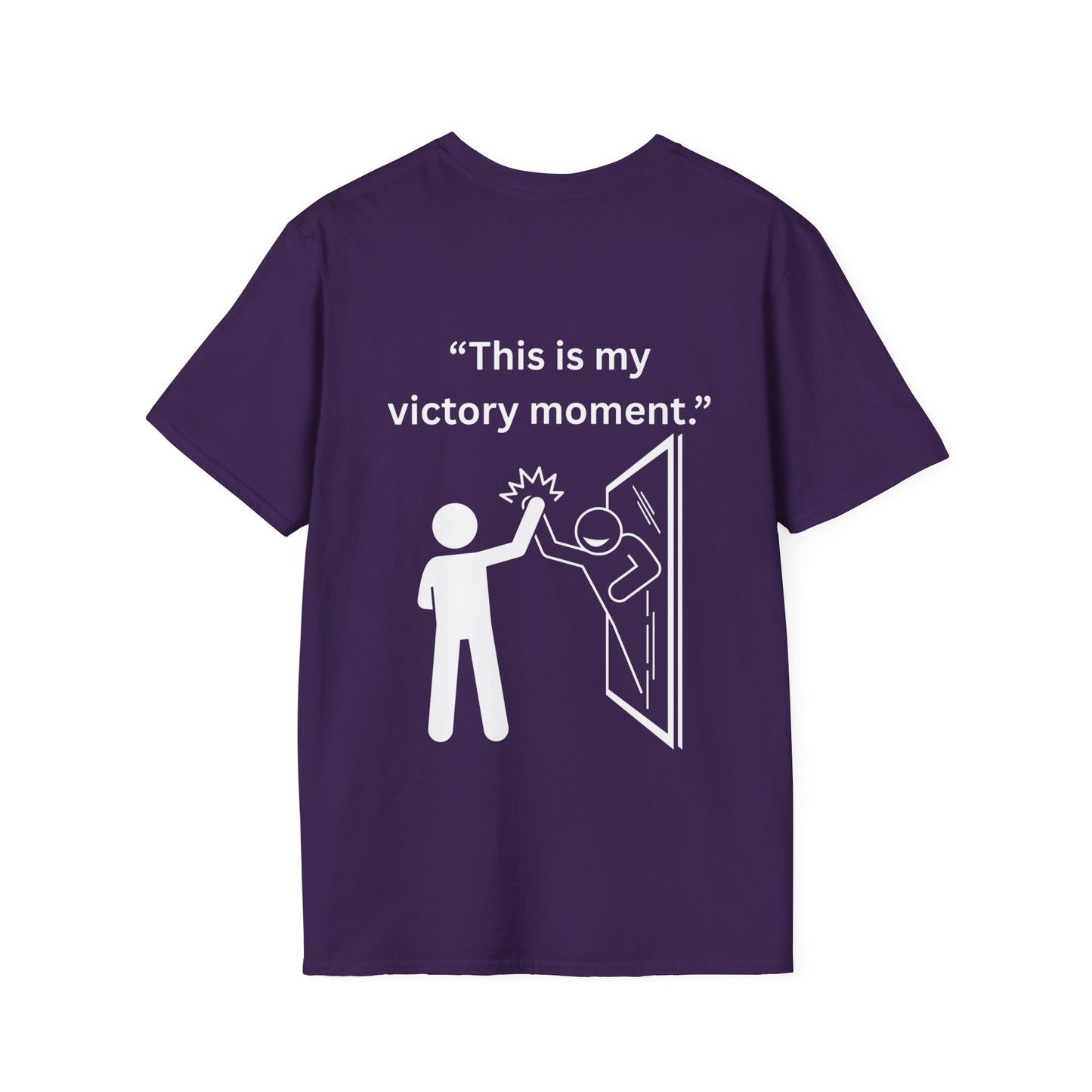 "This Is My Victory Moment" — Inspirational Unisex Tee (White Print)