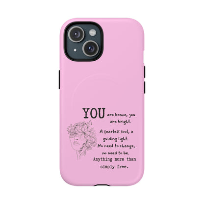 Empowerment Magnetic Phone Case – Tough, Stylish & Customizable Gift for Her