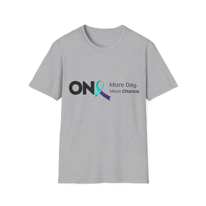 Unisex Suicide Awareness T-Shirt One More Day One More Chance Choose Hope Tomorrow Needs You