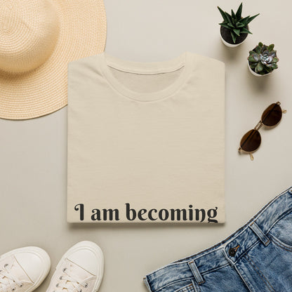 I am becoming the strongest version of me. — Unisex Softstyle T‑Shirt