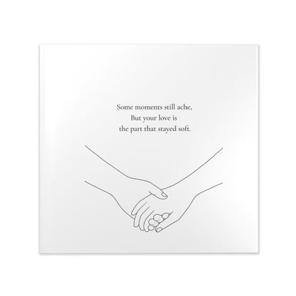 Where Love Stays - White Hardcover Photo Book