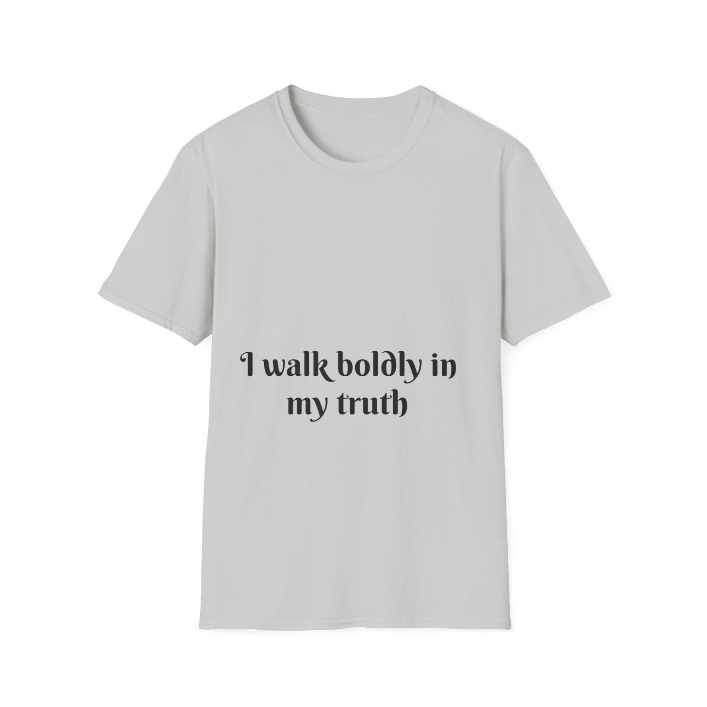 I Walk Boldly in My Truth — Unisex Softstyle T‑Shirt