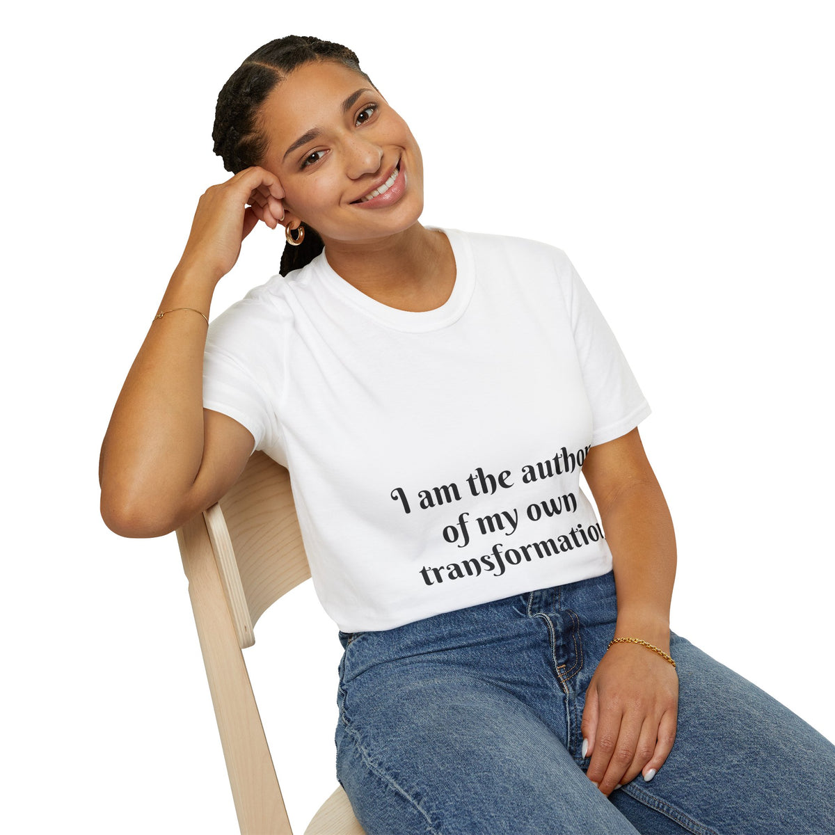 "I Am The Author of My Own Transformation" — Unisex Softstyle T‑Shirt