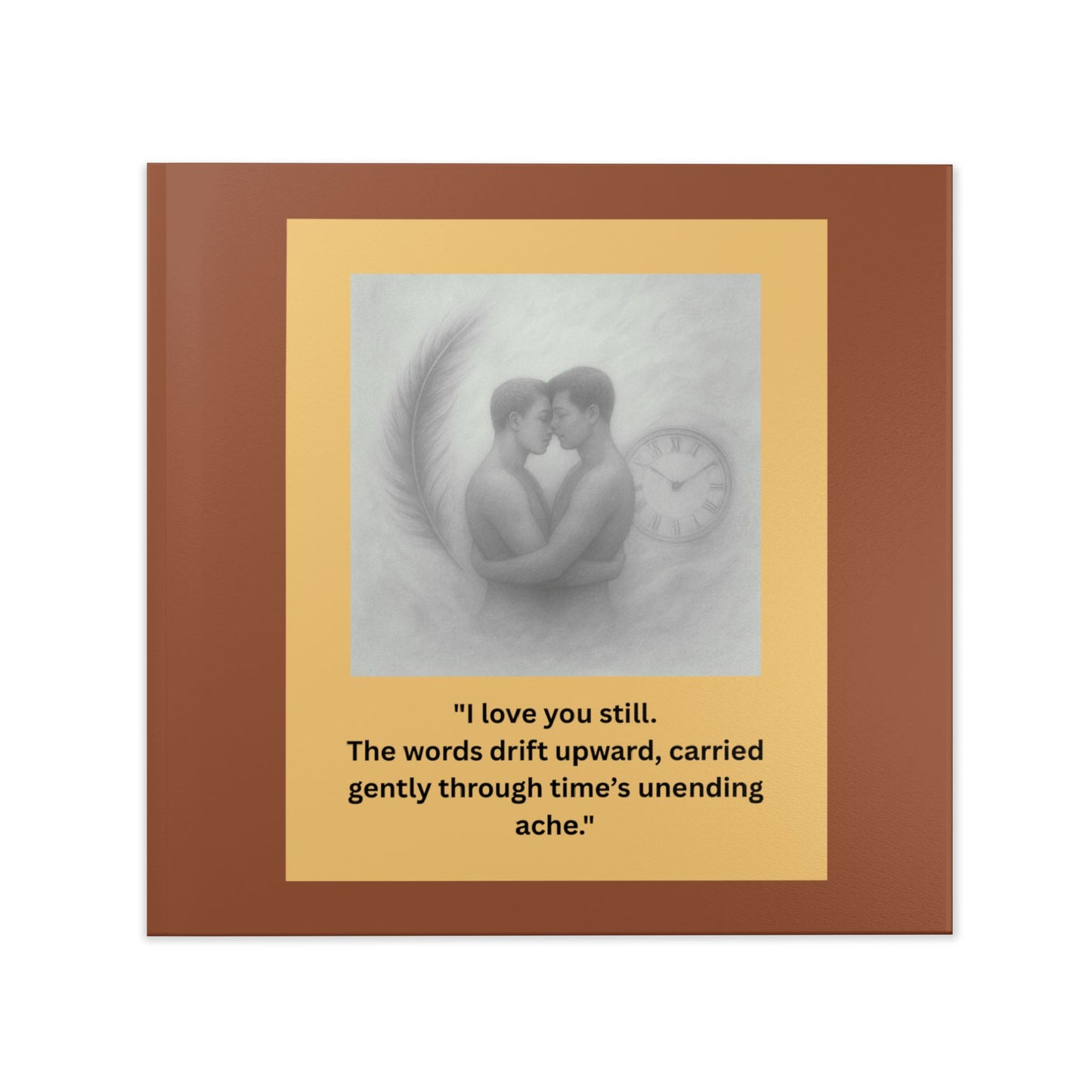 Where Love Stays - Brown Hardcover Photo Book