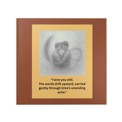 Where Love Stays - Brown Hardcover Photo Book