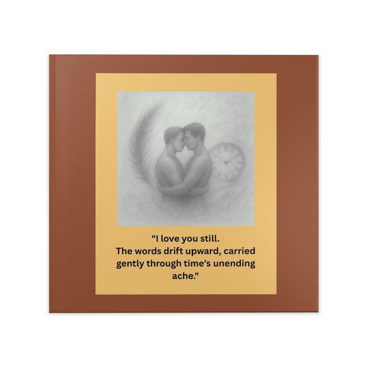 Where Love Stays - Brown Hardcover Photo Book