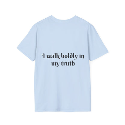 I Walk Boldly in My Truth — Unisex Softstyle T‑Shirt